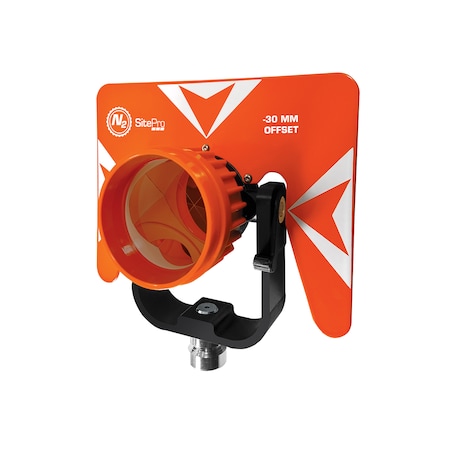 Sitepro 9300N 0/-30mm Single Tilting Nitrogen-Filled Prism System, Orange 03-9300N-O